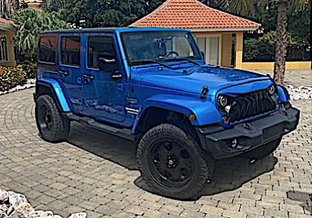 Jeep Wrangler Blauw
